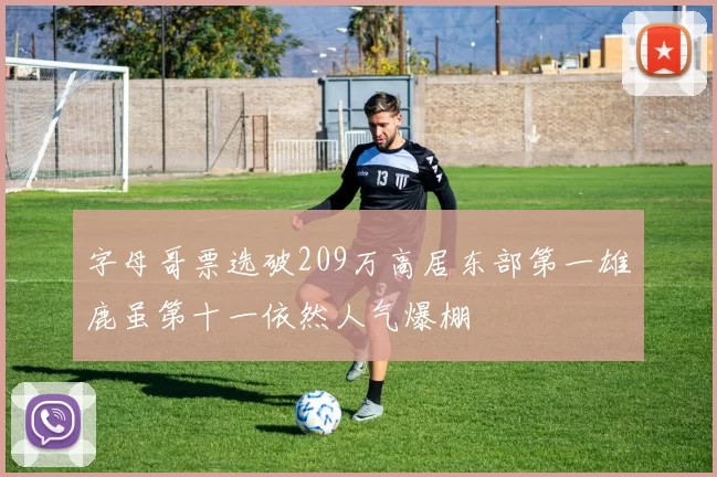 字母哥票选破209万高居东部第一雄鹿虽第十一依然人气爆棚